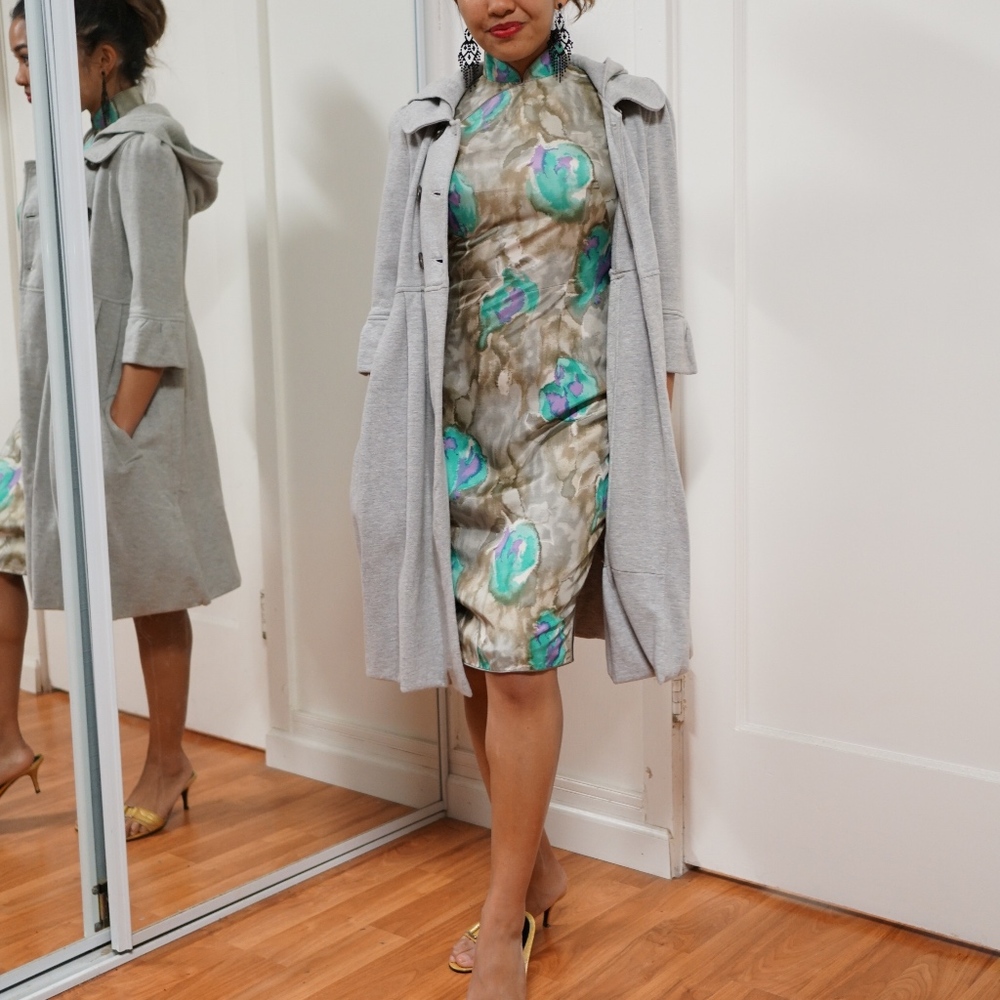 Juicy Couture Grey Trench Coat - Picture 5 of 6